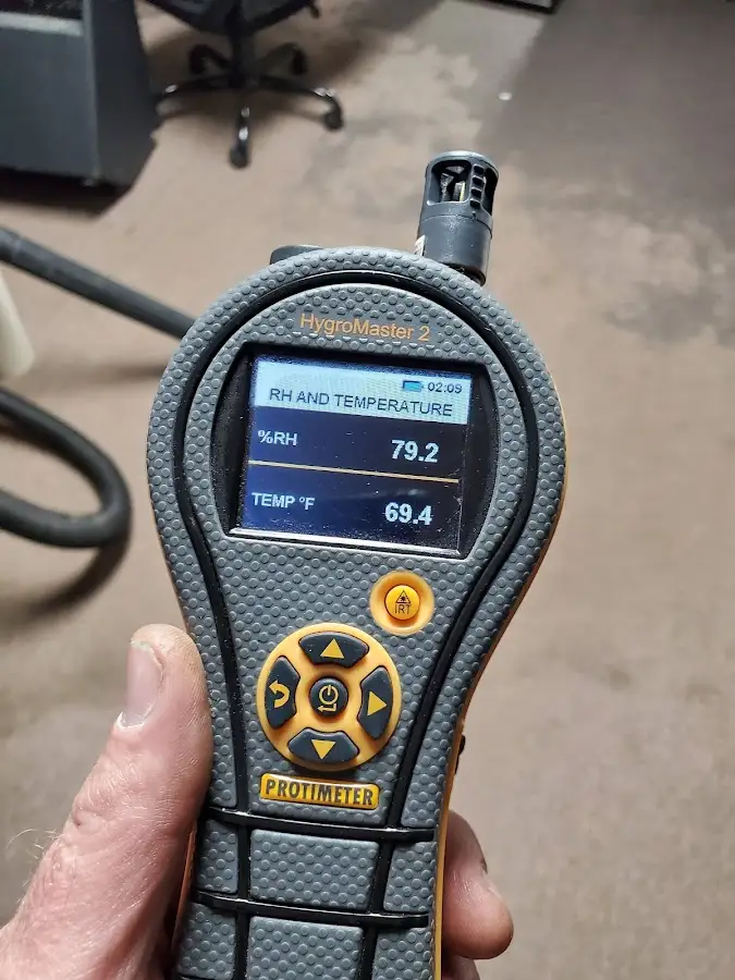 Moisture meter humidity assessment for Mold Remediation & Removal in Union Mill